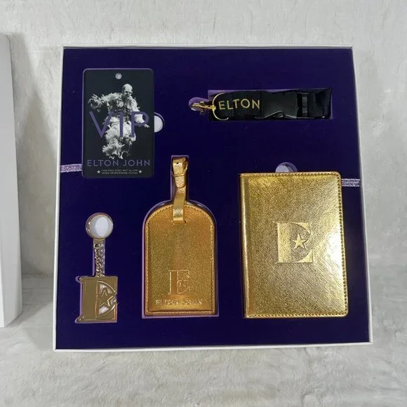 Elton John Farewell Tour VIP Merchandise New 5pc box set E Star Box - Picture 8 of 10